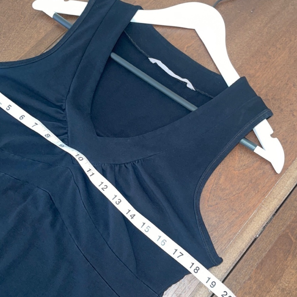 ATHLETA Organic Cotton Sleeveless V Neck Dress Sz. MD. - Picture 10 of 17